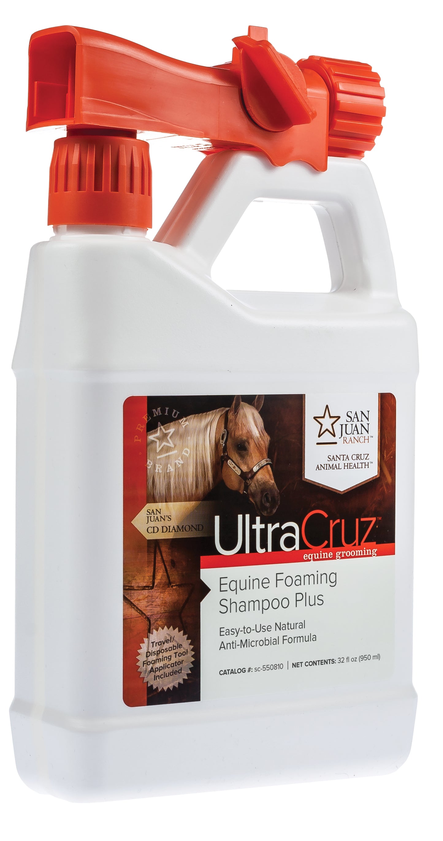 ULTRA CRUZ EQUINE FOAMING SHAMPOO