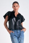 9 Top Flutter Sleeve Button Down