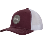 CLASSIC MAROON WHITE Trucker Snapback Cap