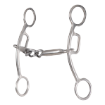 Carol Goostree Delight Shank Gag Barrel Bit with Thick Bar Chain