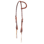 SLIP EAR ROUGH OUT CHESTNUT HEADSTALL