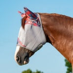Crusader Fly Mask, Standard with Ears Patchwork