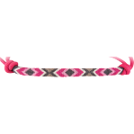 FUCHSIA BEADED NOSE ROPE HALTERHTR-BRH-FC