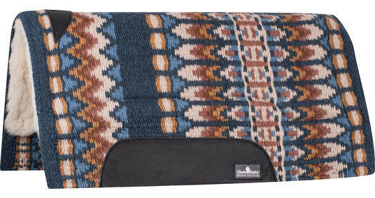 SensorFlex Blanket Top Straight Pad, 1-inch Navy Buckskin