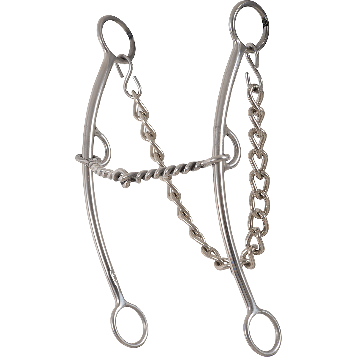 Carol Goostree Pickup Shank Gag Barrel Bit with Twisted Wire