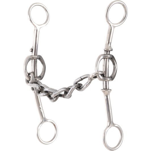 Carol Goostree Double Shank Gag Barrel Bit with Chain