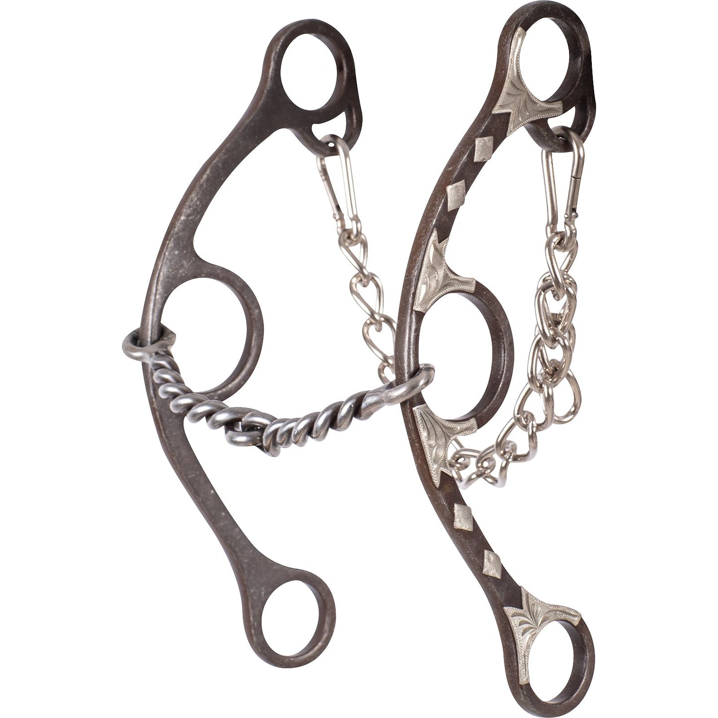 Sherry Cervi Long Shank Gag Barrel Bit with Twisted Wire