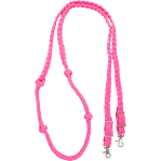 Braided Barrel Rein with Knots