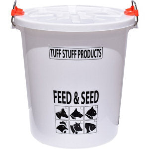 Heavy Duty Storage Drum with Lid and Stainless Locking Handle - 7 galTSPFS7-7 GAL