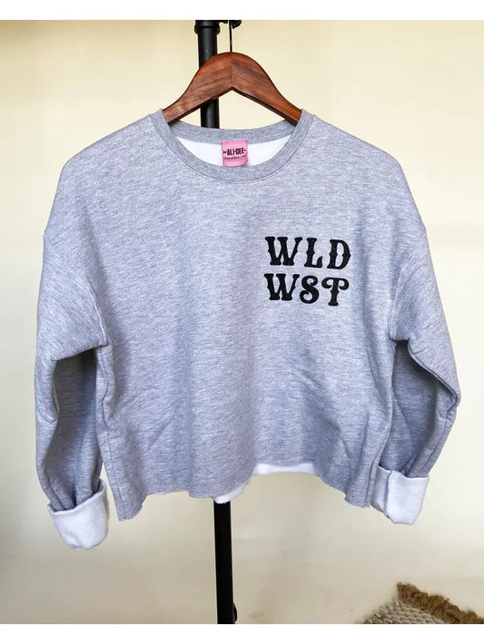 Wld Wst Modern Cowgirl Graphic Sweatshirt