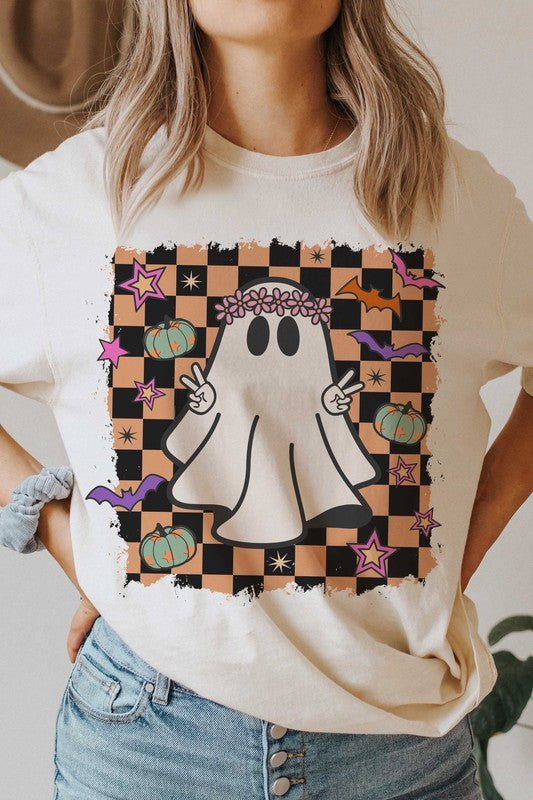 CHECKERED GHOST TEE