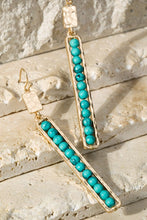 Natural Stone Beaded Earrings