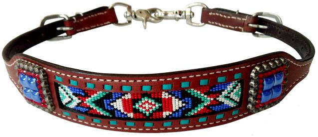 Navajo Inlay W/ Concho Wither Strap