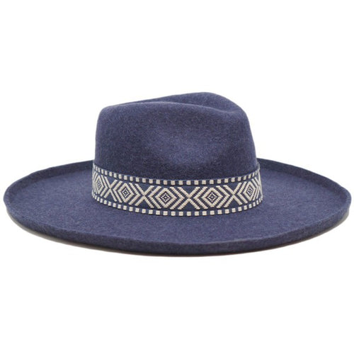 FLICKED EDGE WOOL HAT
