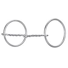 Weaver 5" Thin Twisted Wire Mouth All Purpose Ring Snaffle Bit