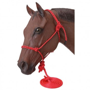 Tough-1 Miniature Poly Rope Halter with Lead
