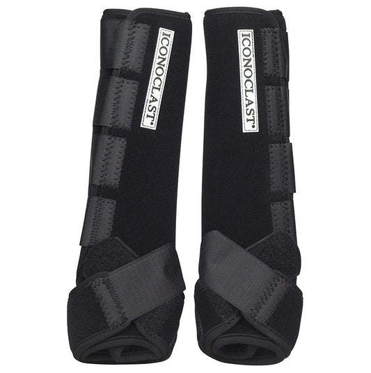 Iconoclast Extra Tall Hind Splint Boots- Black