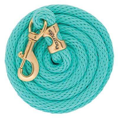 Mint Poly Lead Rope with a Solid Brass 225 Snap