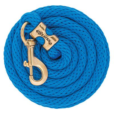 French Blue Poly Lead Rope with a Solid Brass 225 Snap