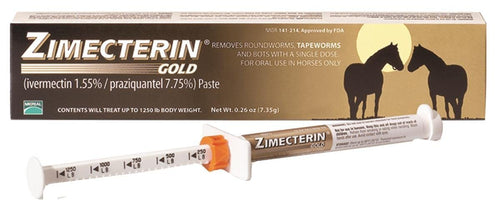 Merial Zimecterin Gold Dewormer Paste for Horses, 7.35gm