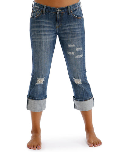 STETSON WOMEN'S 816 CLASSIC CROPPED JEANS