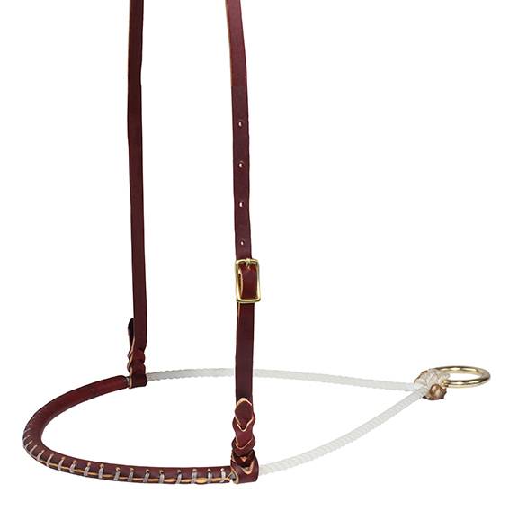PC HAND LACED 1/4 ROPE NOSEBAND