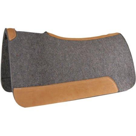 Tod Slone Medium Contour Grey Saddle Pad, 1/2"