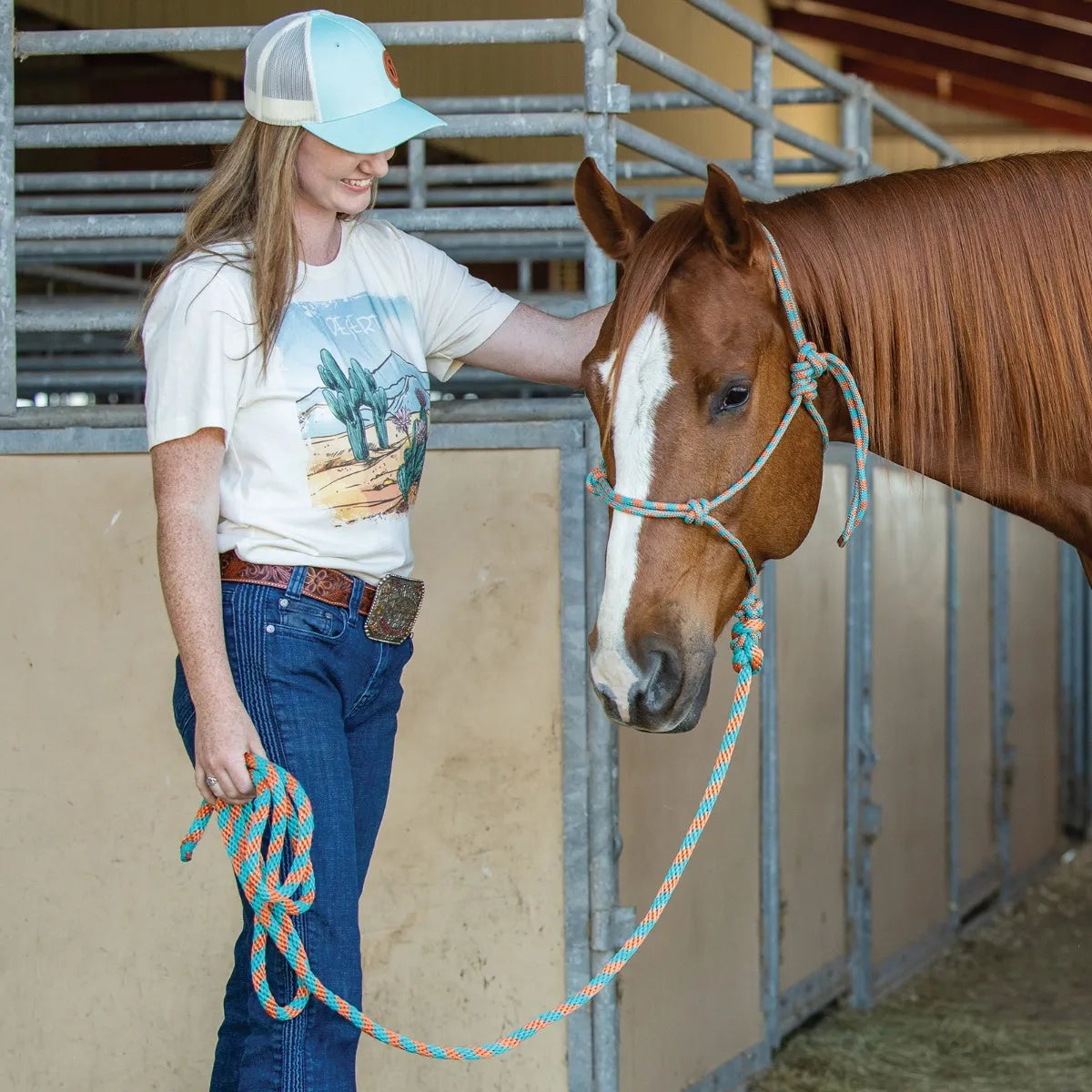 Rope Halter w/ Lead