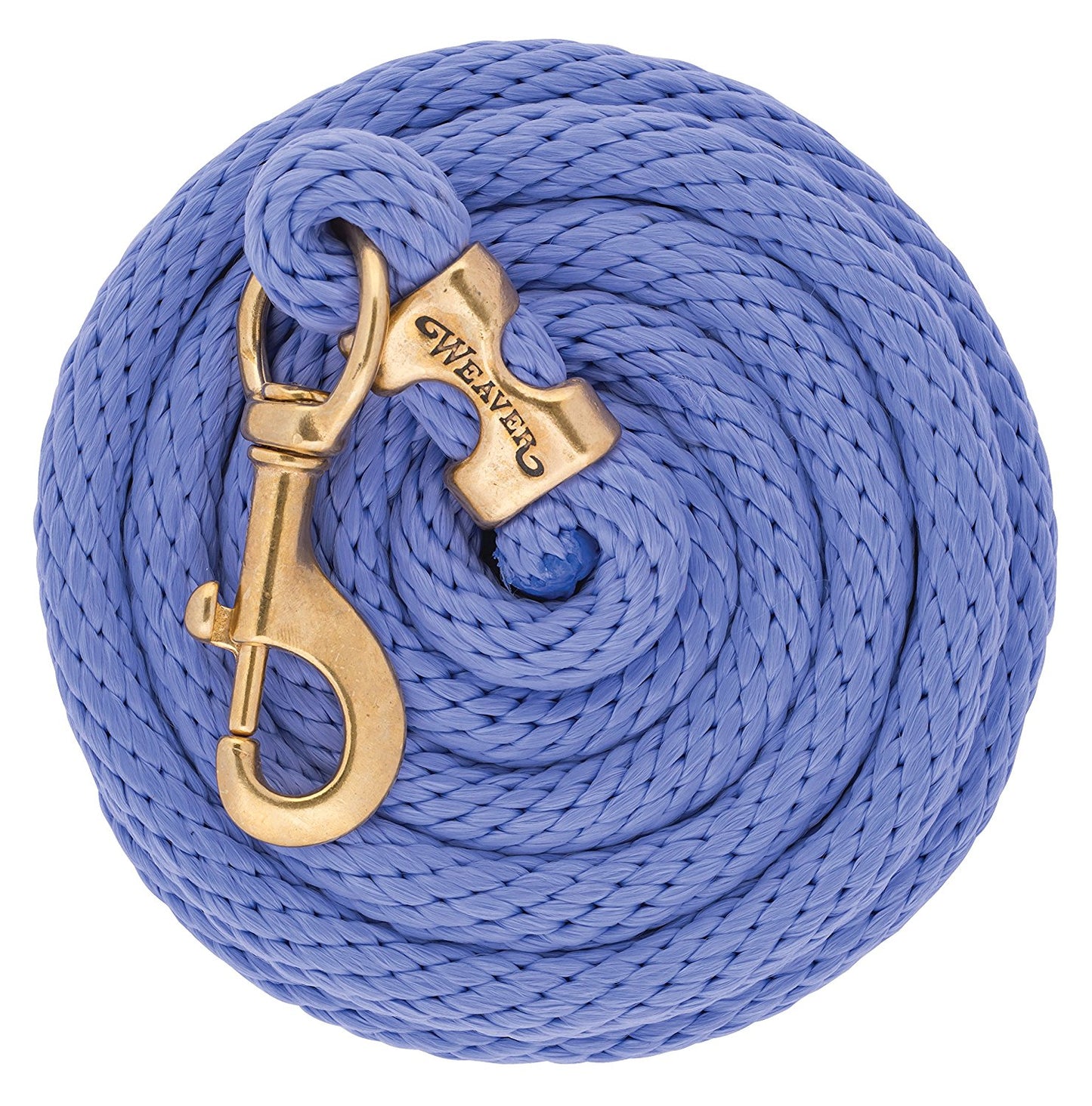 Weaver Poly Lead Rope with Solid Brass 225 Snap, Lavender