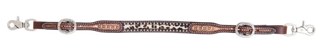 GATOR PRINT W/ LEOPARD IN LAY WITHER STRAP