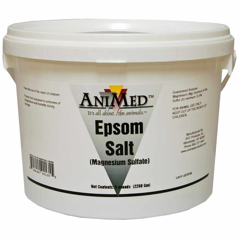 Animed: Epsom Salt 5lb Pail