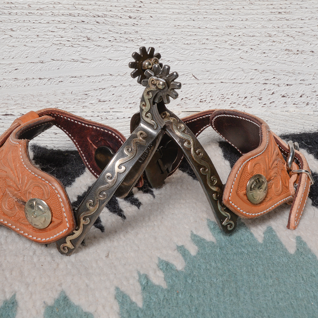 Martin Saddlery Scroll Youth Spur