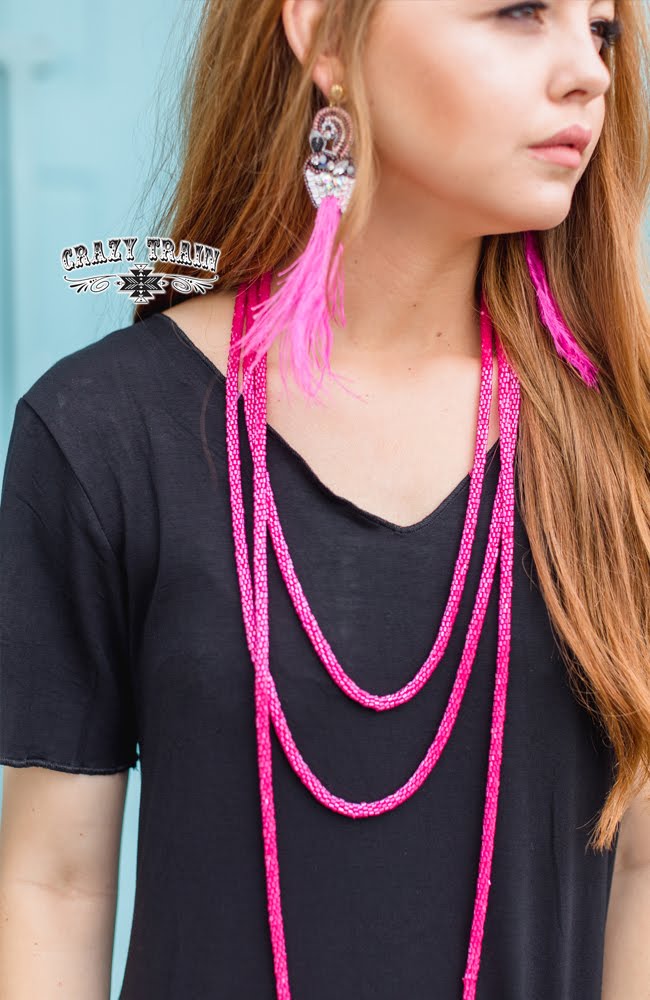 Pink Loopty Loo Necklace