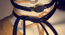 Braided Choker w/ Crystal