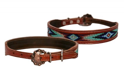 Showman Couture Beaded Dog Collar