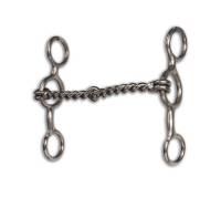 PC EQUISENTIAL PERFORMANCE SHORT SHANK BIT - TWISTED WIRE SNAFFLE