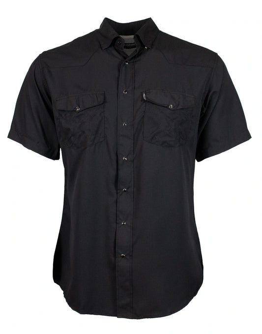 Hooey "SOL" Black S/S Pearl Snap