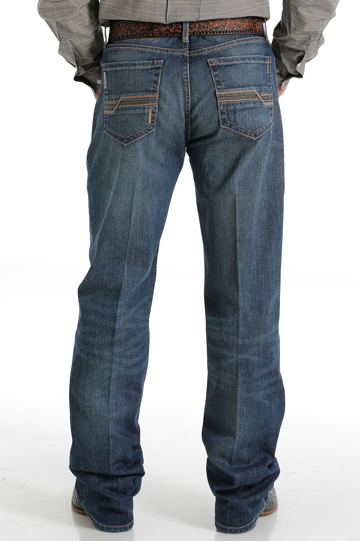 Grant Medium Stone Cinch Mens Jeans