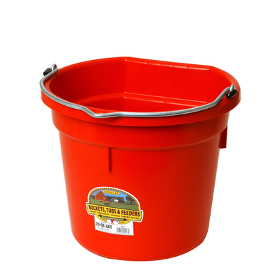 20 QT Flat Back Bucket