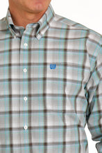 Cinch Mens L/S White Plaid