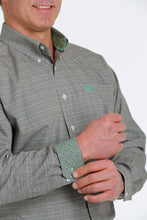 Cinch Mens L/S Brown Plaid