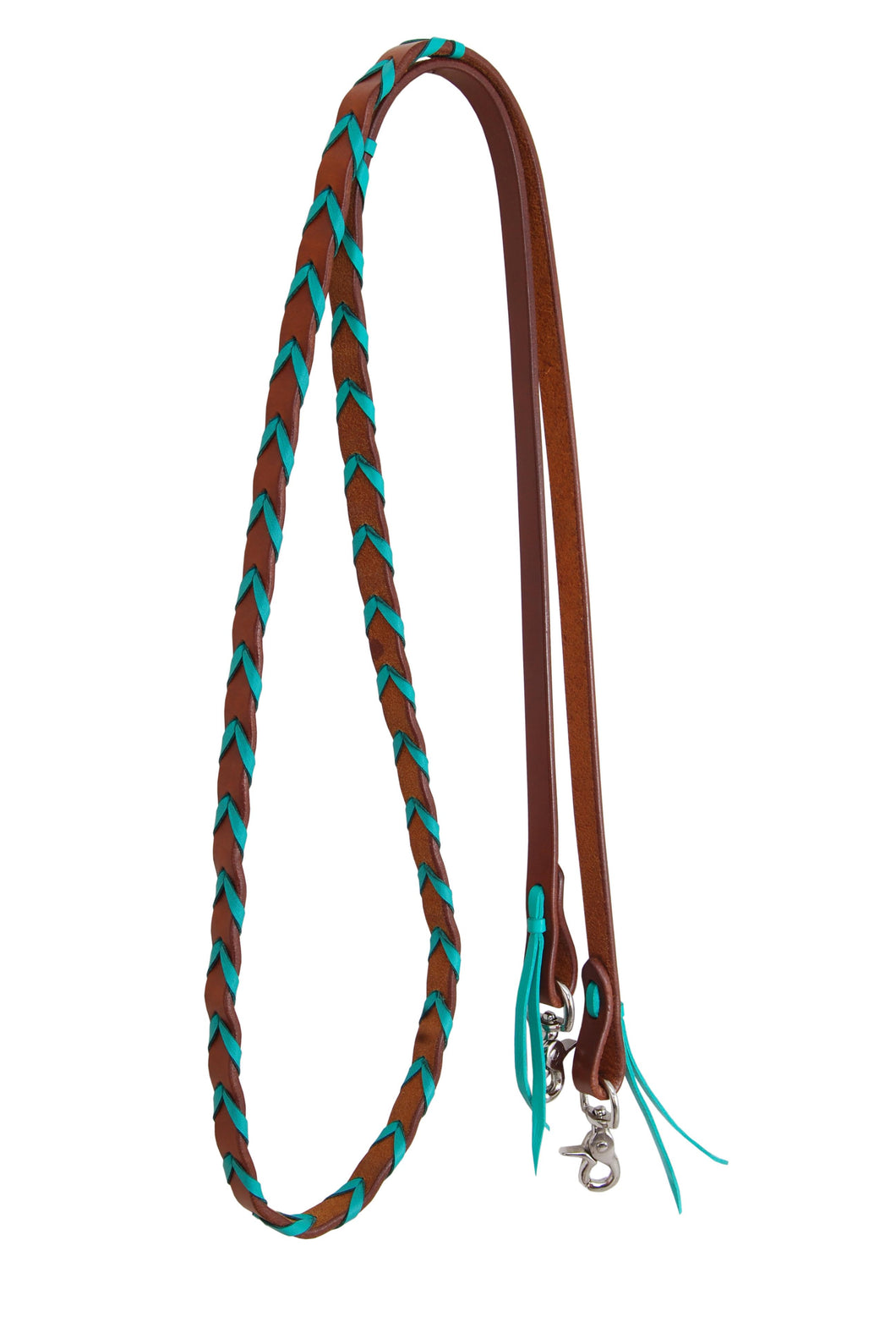 Rafter T Ranch Co. Leather Laced Barrel Reins