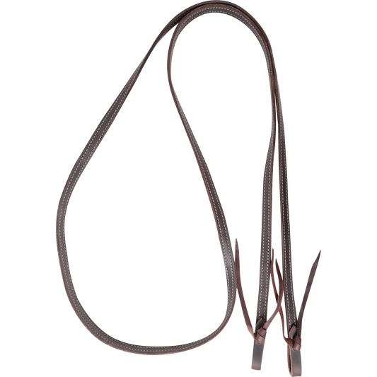Double Stitched Roping Rein 5/8-inch Thick Tied Ends
