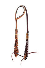 TURQUOISE SUNFLOWER ONE EAR HEADSTALL