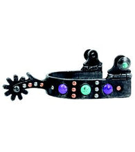 Professional's Choice Ladies Silver, Copper and Turquoise Dot Spur