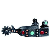 Professional's Choice Ladies Silver, Copper and Turquoise Dot Spur