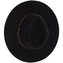 C.C. BEANIE STRAP TRIM WOOL FELT PANAMA HAT