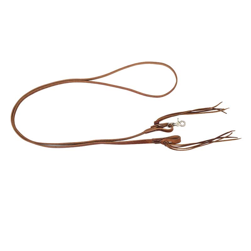 Partrade 5/8” x 8’ Pineapple Knot Harness Leather Roping Reins