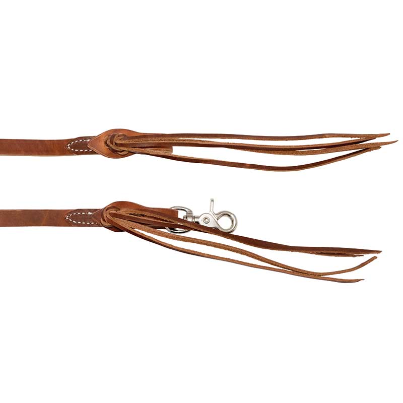 Partrade 5/8” x 8’ Pineapple Knot Harness Leather Roping Reins