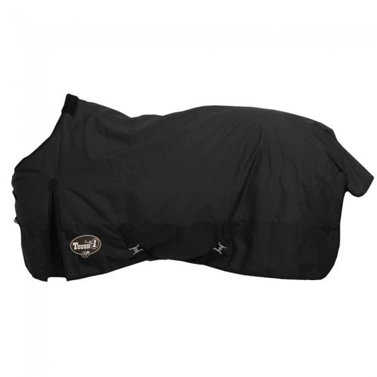 Tough-1 600D WaterProof Poly Turnout Blanket- Black